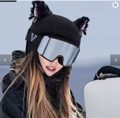 Funda de punto para casco