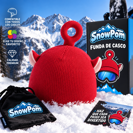 Funda de punto para casco